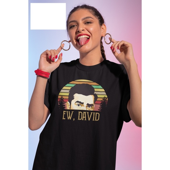 EW David Schitt_s Creek You Just Fold It In Sunset T-Shirt - Picture 1 of 4